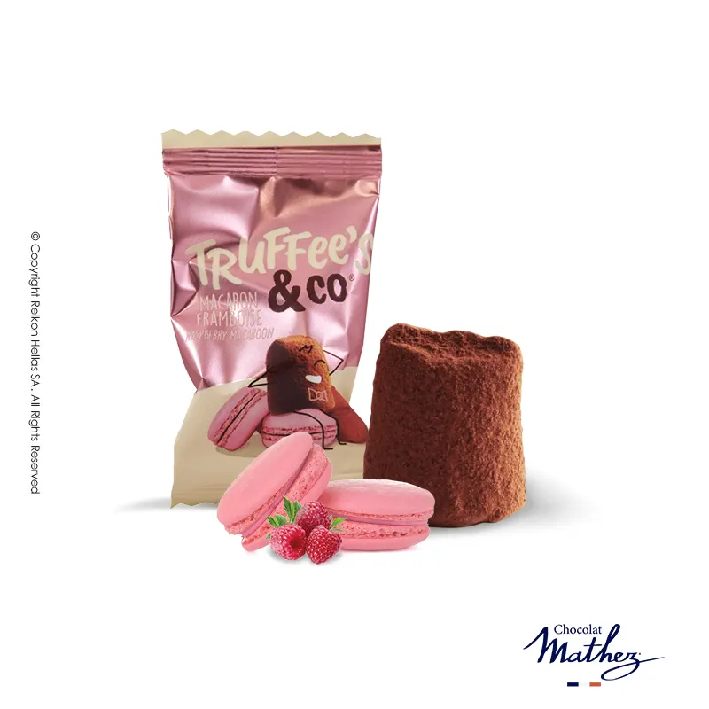 Mathez Flow Pack Τρούφες Κακάο Macaroon Framboise 