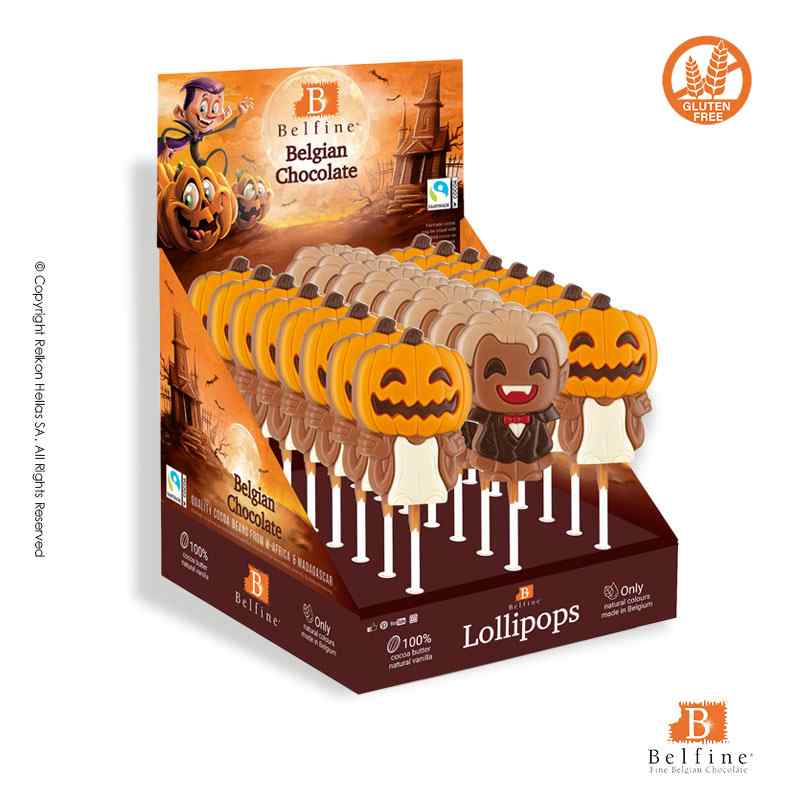 Belfine Lolly Halloween-Pumpkin 25g. 