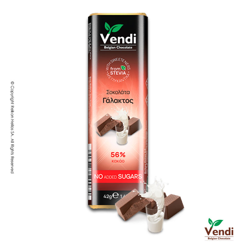 Vendi Bars 42g Stevia Milk 