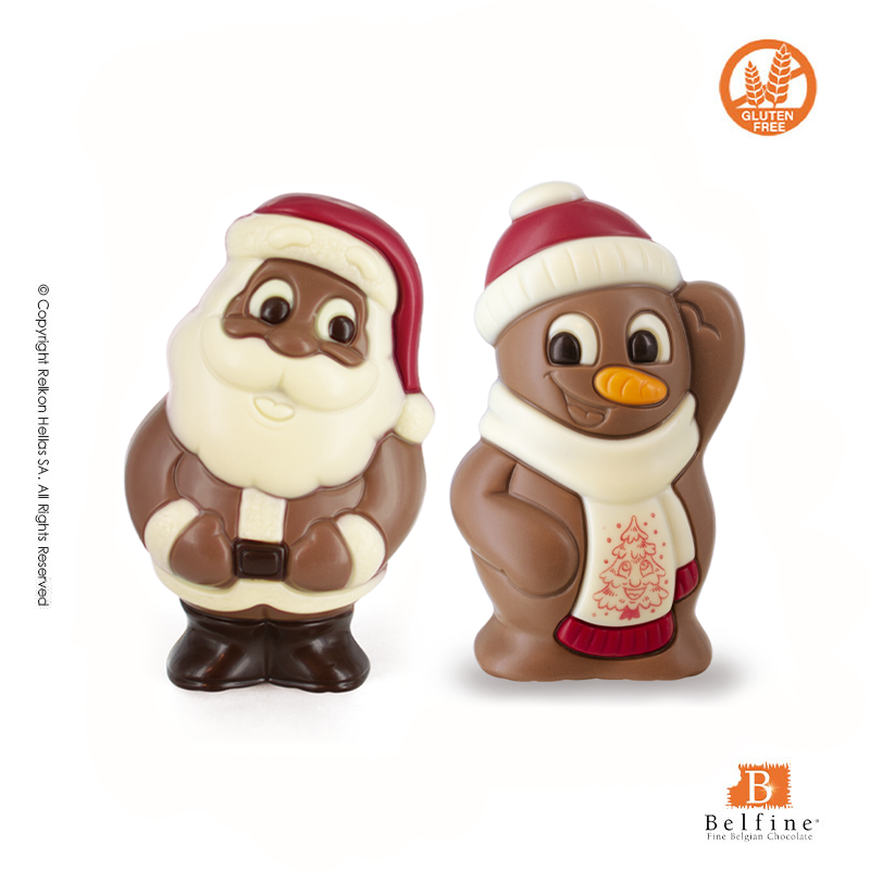 Belfine Figures Santa Claus & Snowman 75g 