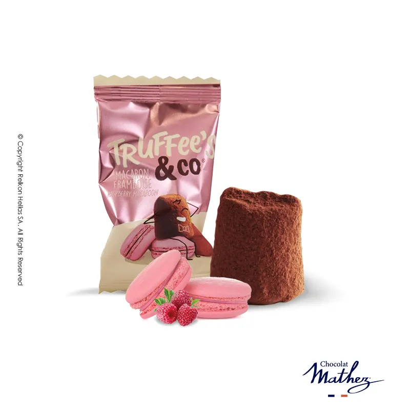 Φωτογραφία από Mathez Flow Pack Τρούφες Κακάο Macaroon Framboise 