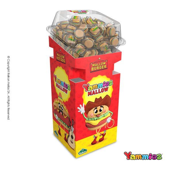 Φωτογραφία από Yammiez Mallow Burger 50g Floor Stand (100 τεμ) 