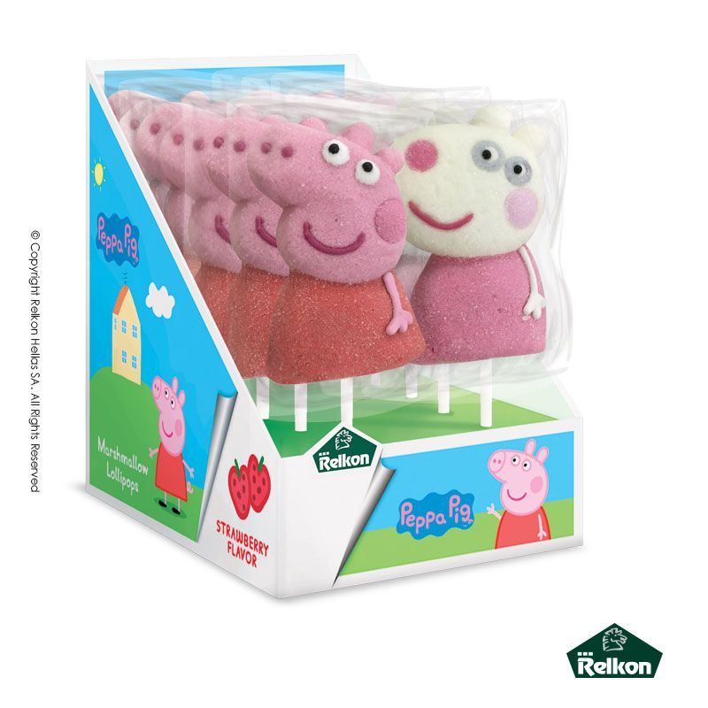 Φωτογραφία από Peppa Pig Marshmallow Lollipop 45g