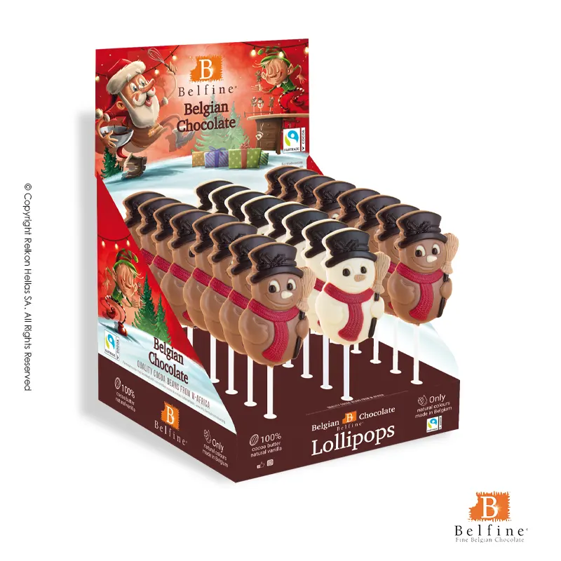 Φωτογραφία από Belfine Lolly Snowman Frosty 25g 